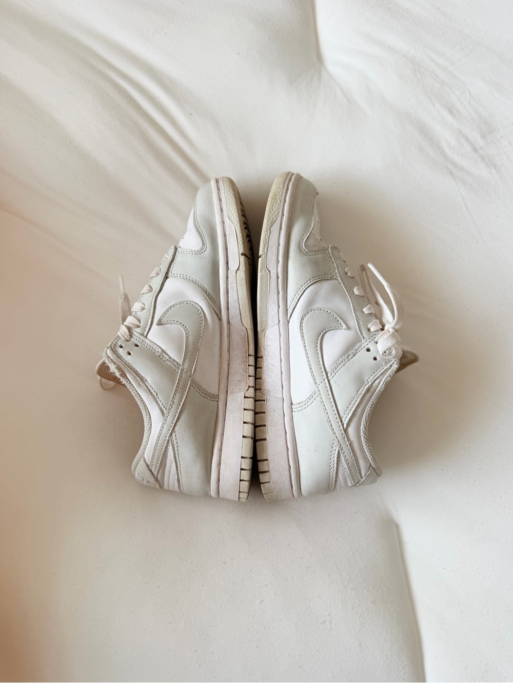 Grey women’s Nike dunks